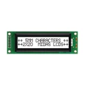 Midas A Alphanumeric LED LCD Monochrome Display White on White 2 x 20 MC22005A6W-FPTLW-V2