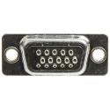 HARTING D-Sub 15 Way Straight 2.29 mm Pitch Cable D-Sub Connector 09561005604
