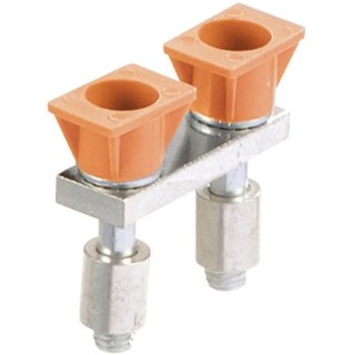 Entrelec JB16 Series Orange Polyamide Jumper Bar for Terminal Block JB16