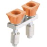 Entrelec JB16 Series Orange Polyamide Jumper Bar for Terminal Block JB16