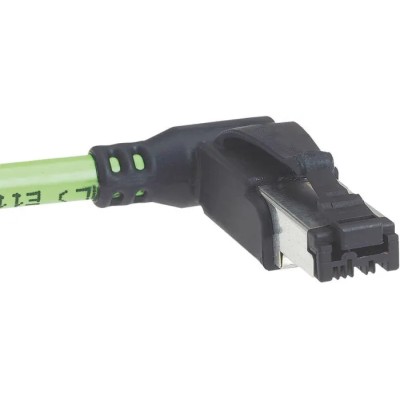 HARTING Cat5 Ethernet Cable 0.5 m Green RJ45 Male to Unterminated U/FTP PVC 09470600023