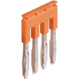 Entrelec JB6 Series Orange Polyamide Jumper Bar for Use with Terminal Block 1SNK906304R0000