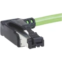 HARTING Cat5 Ethernet Cable, 5 m, Green RJ45 Male to Unterminated, U/FTP PVC 09470500029
