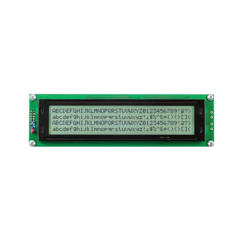 Midas Alphanumeric LED LCD Monochrome Display 4 x 40 Character Matrix, White on White, 8-Bit Interface MC44005A6W-FPTLW-V2