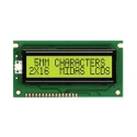 Midas A Alphanumeric LED LCD Monochrome Display, Green on Green, 2 x 16 MC21605A6W-SPR-V2