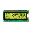 Midas G Alphanumeric LED LCD Monochrome Display, Yellow Green Illumination, 2 x 16 Characters MC21605G6WD-SPTLY-V2