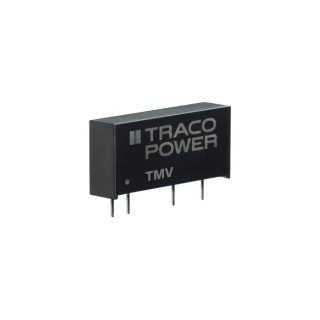 TRACOPOWER TMV Series Miniature Isolated 1W Dual Output DC-DC Converter, 15V dc/34 mA Output, 12V dc Input TMV 1215D