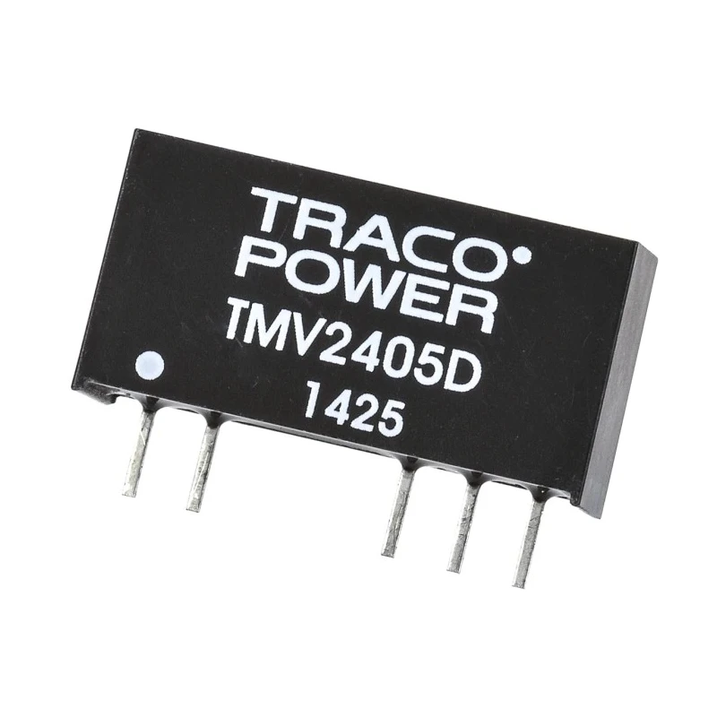 TRACOPOWER DC/DC Converter 5V DC 100mA, 24V DC Input, 1W Through Hole TMV 2405D