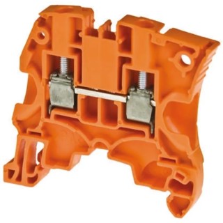 Entrelec ZS4 Series Feed Through Terminal Block Orange, 4mm², 1-Level, Screw, ATEX 1SNK505030R0000