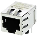 Halo Electronics FastJack Series RJ45 Connector Female, Through Hole Right Angle 1 Port 8 Way 