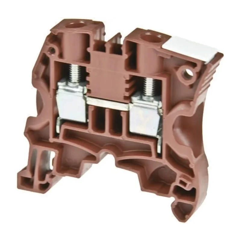 Entrelec ZS4 Series Feed Through Terminal Block Brown 4mm² 1-Level Screw ATEX 1SNK505064R0000