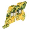 Entrelec ZS4 Series DIN Rail Terminal Block Yellow Green 4mm² 1-Level Screw ATEX 1SNK505150R0000