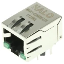 Halo Electronics FastJack Series RJ45 Connector Female Through Hole Right Angle 1 Port 8 Way RJ45 