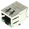 Halo Electronics FastJack Series RJ45 Connector Female Through Hole Right Angle 1 Port 8 Way RJ45