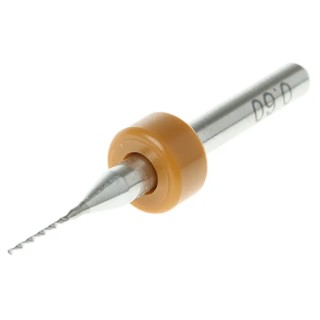 Fortex Solid Tungsten Carbide Micro PCB Drill Bit, 0.6 mm Diameter, 3.175 mm Shank CBD3818/060