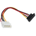 RS PRO Male SATA to Male Straight SATA Cable 100 mm 4-pin to 15-pin Polyvinyl Chloride Jacket 666-5079
