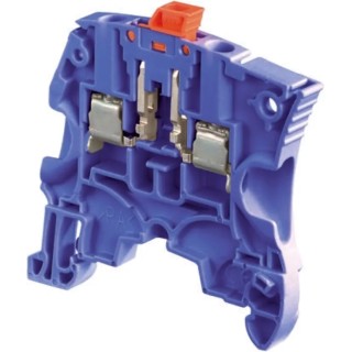 Entrelec SNK Series Disconnect Terminal Block Blue 4mm² 1-Level Screw Clamp 400V AC 25A 1SNK505320R0000