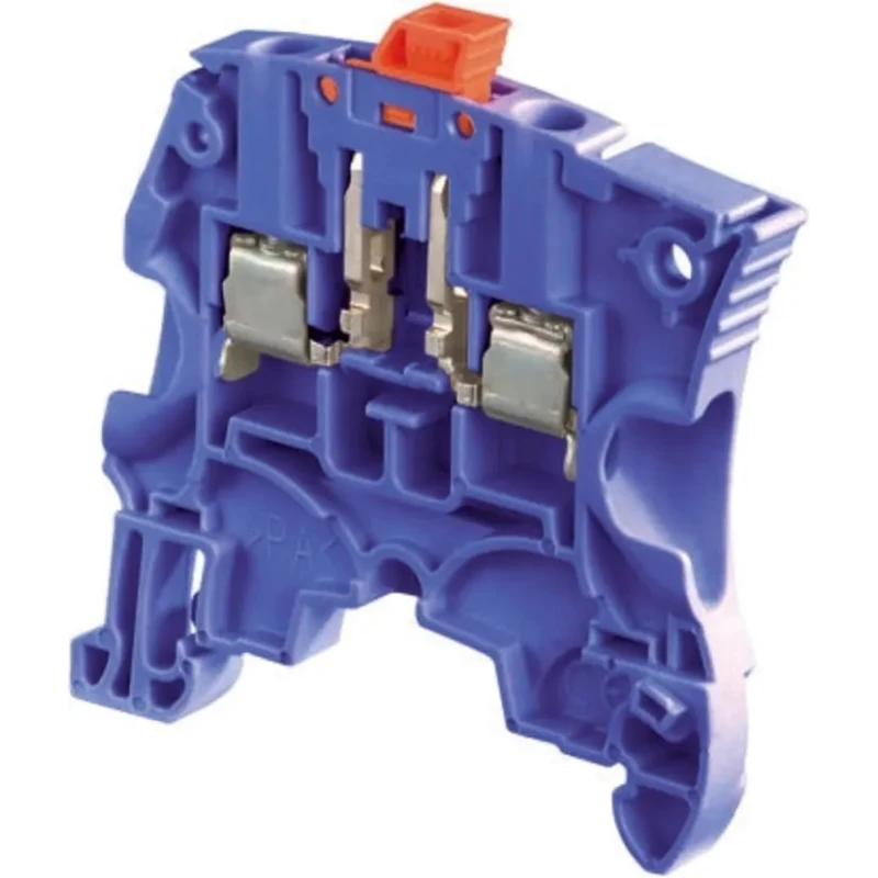 Entrelec SNK Series Disconnect Terminal Block Blue 4mm² 1-Level Screw Clamp 400V AC 25A 1SNK505320R0000
