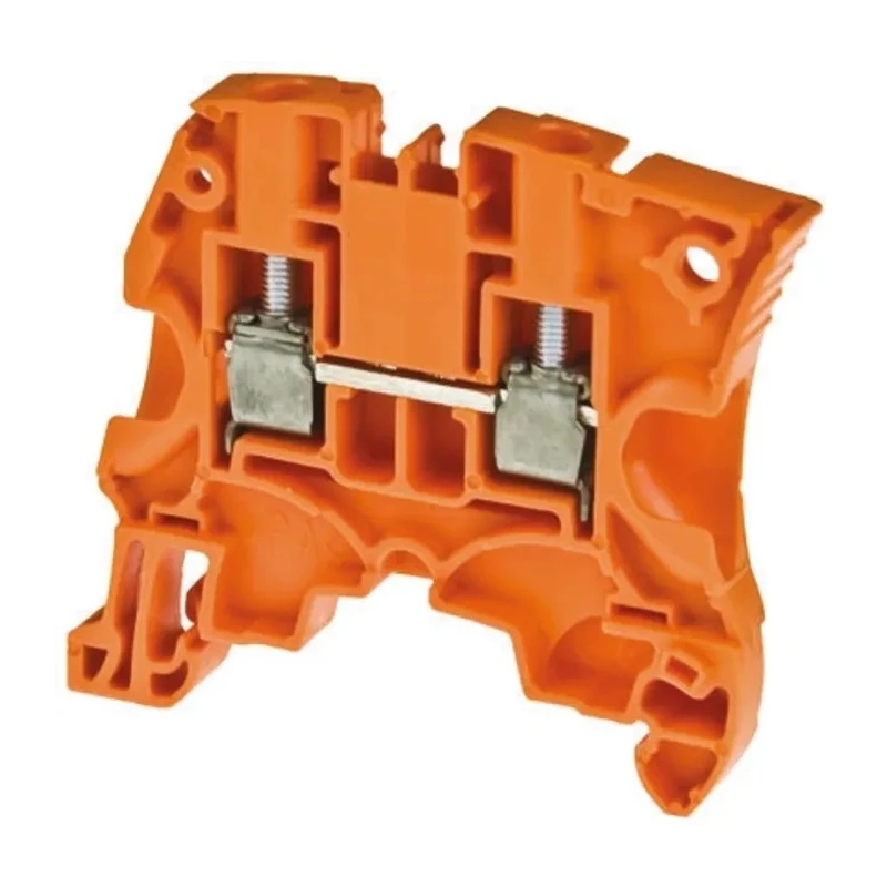 Entrelec Feed Through Terminal Block ZS6 Series Orange 6mm² 1-Level Screw ATEX 1SNK506030R0000