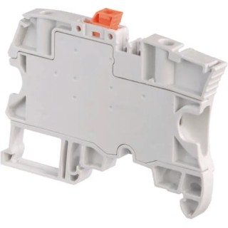 Entrelec SNK Series Test Disconnect Terminal Block Grey, 4mm² Cable CSA, 25A, 400V AC, 1-Level Screw Clamp 1SNK505312R0000