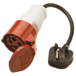 Megger PAT Testing Cable 4 Pins with Integrated Cover Cap for Use With PAT 400 1000-767