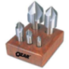 Ozar ACR-2766 Center Reamer Short Counter Sinks 3-flute - HSS Overall length 2-3/4 Inch