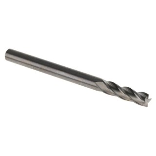 Dormer Solid Carbide End Mill 4 mm Cutter Diameter, 14 mm Cut Length, 50 mm Overall Length, Plain Shank, Centre S9044.0
