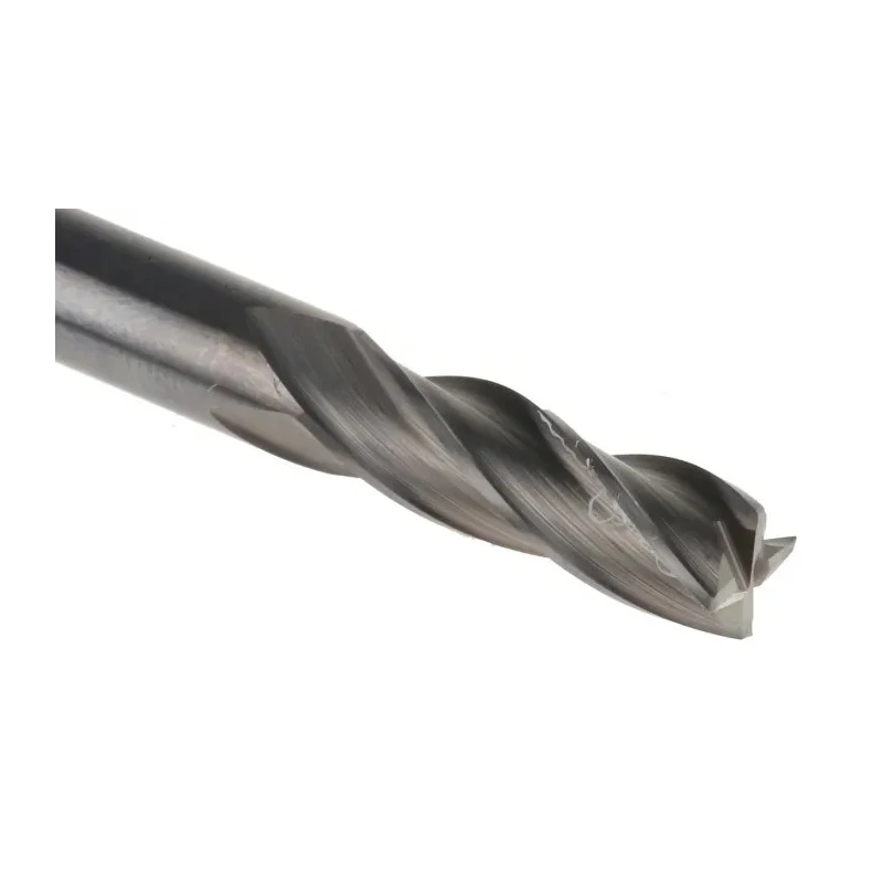Dormer Solid Carbide End Mill, 6 mm Cutter Diameter, 6 mm Shank, 19 mm Cut Length, 57 mm Overall Length, 4 Flutes S9046.0