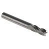 Dormer End Mill Solid Carbide 8 mm Cutter, 8 mm Shank Diameter, 19 mm Cut Length, 4 Flutes, Bright Finish S9048.0