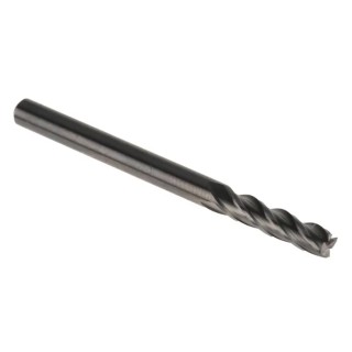 Dormer End Mill, 3 mm Cutter, Solid Carbide, 3 mm Shank Diameter, 12 mm Cut Length, 38 mm Overall Length S9043.0