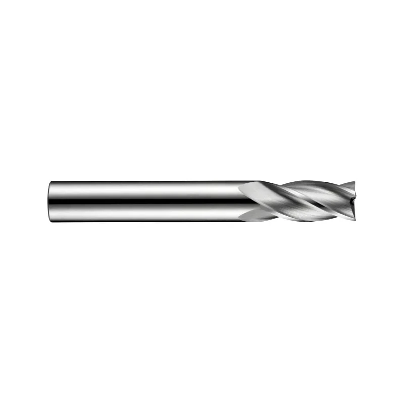 Dormer Solid Carbide End Mill 14 mm Cutter Diameter, 14 mm Shank Diameter, 30 mm Cut Length, 4 Flutes, Bright Finish S90414.0