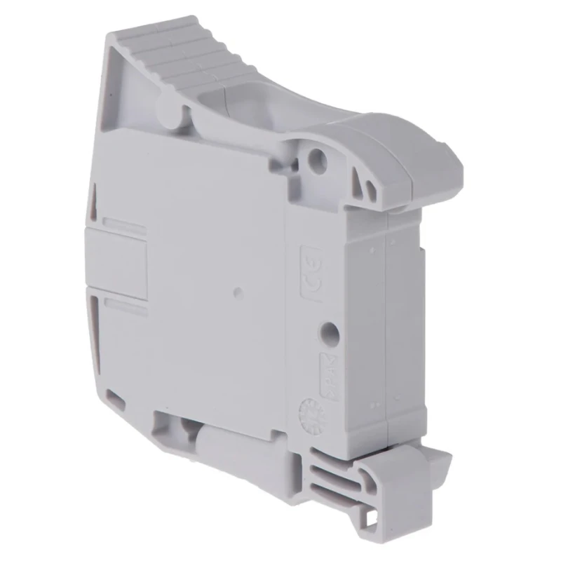 Entrelec ZS35 Series Grey Feed Through Terminal Block 2-Level Screw Terminal 35mm² 125A 1000V AC 1SNK516010R0000