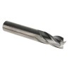 Dormer Solid Carbide End Mill 12 mm Cutter Diameter, 25 mm Cut Length, 12 mm Shank Diameter, 4 Flutes, Bright S90412.0