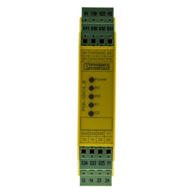 Phoenix Contact Safety Relay PSR-SPP- 24UC/SDC4/2X1/B 24V dc 2 Safety Contacts 1 Auxiliary Contact SDC4