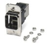 Phoenix Contact Panel Mount Frame CUC for Use with RJ45 Connectors, Metal Silver, Model 1413962