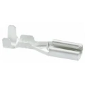 TE Connectivity Positive Lock .110 Mk III Black Uninsulated Female Spade Connector, Crimp Termination, 2.79 x 0.81 1742975-1