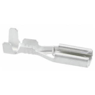 TE Connectivity Positive Lock .110 Mk III Black Uninsulated Female Spade Connector, Crimp Termination, 2.79 x 0.81 1742975-1