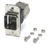 Phoenix Contact Panel Mount Frame for RJ45 Connectors CUC Series Metal Silver 1413961