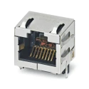 Phoenix Contact VS-08-BU Series RJ45 Connector Female Surface Mount Cat6a STP Shield Straight 1 Port 8 Way 1420401