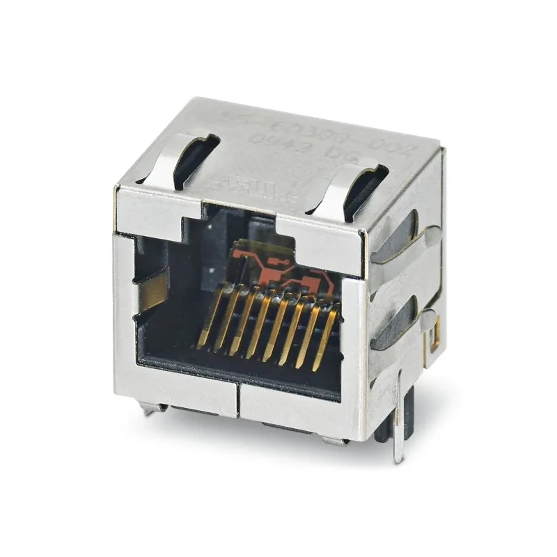 Phoenix Contact VS-08-BU Series RJ45 Connector Female Surface Mount Cat6a STP Shield Straight 1 Port 8 Way 1420401