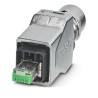 Phoenix Contact CUC Series RJ45 Connector Male, Cable Mount, Cat5 Shielded Straight 1 Port 8 Way RJ45