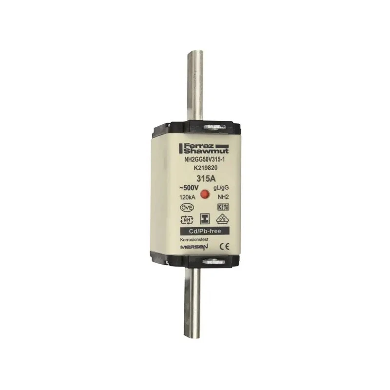 Mersen NH Fuse Type NH2, 315A Current Rating, 500V AC, gG Application, Full Range Breaking Capacity K219820 / NH2GG50V315-1