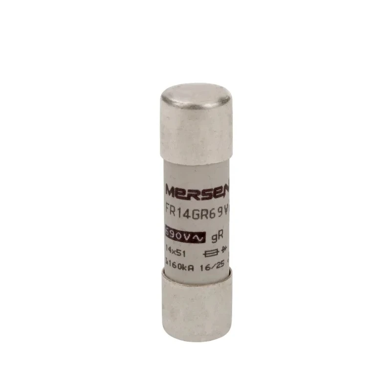Mersen Ceramic Cartridge Fuse 12A Super Fast Acting 700V AC 14 x 51 mm D1017201 / FR14GR69V12