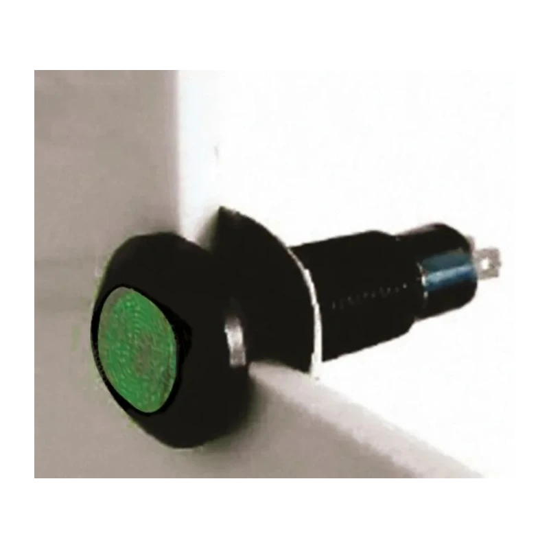 Marl Green Panel Mount Indicator, 110V AC, 6mA Current, Solder Tab Termination, IP67, Model 698-532-75