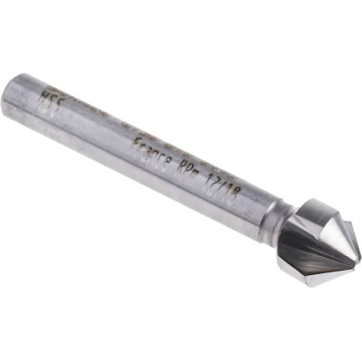 Dormer High Speed Steel Drill Bit 10 mm Head Diameter, 3 Flutes, 90° Countersink Angle G13610.0