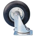 RS PRO Swivel Castor Wheel 260 mm Diameter Rubber Wheel 150 kg Load Capacity Model 666-7602