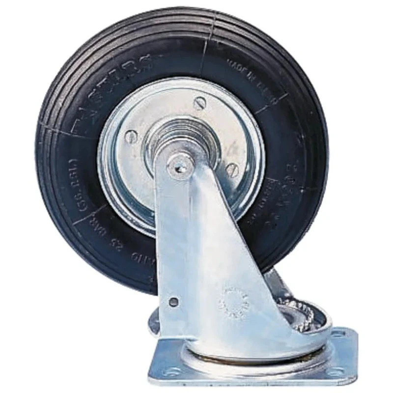 RS PRO Swivel Castor Wheel 260 mm Diameter Rubber Wheel 150 kg Load Capacity Model 666-7602