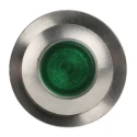 Marl Panel Mount LED Indicator Green, 12.7 mm Mount Hole, Solder Tab Terminal, IP67 Rated, 12-28V DC, 538-532-63