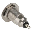 Marl Panel Mount LED Indicator Green, 12.7 mm Mount Hole, Solder Tab Terminal, IP67 Rated, 12-28V DC, 538-532-63