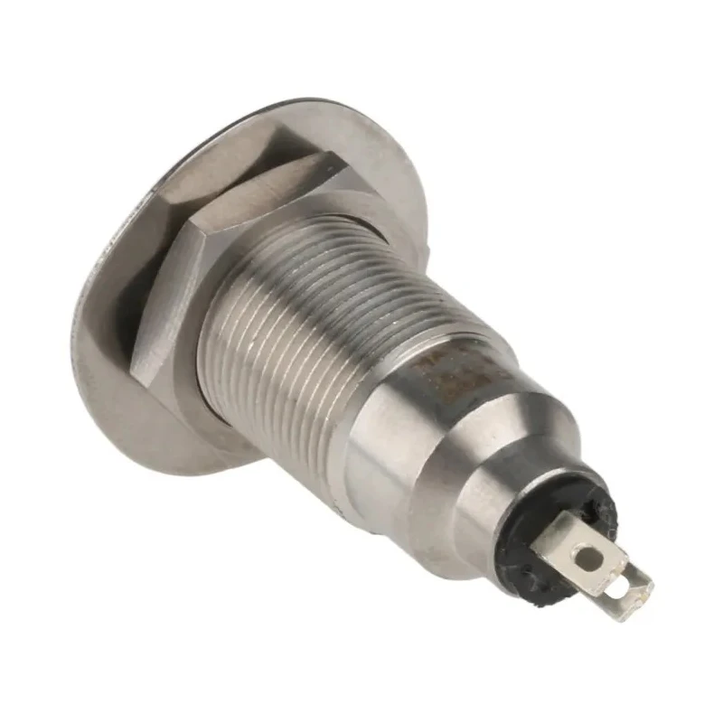 Marl Panel Mount LED Indicator Green, 12.7 mm Mount Hole, Solder Tab Terminal, IP67 Rated, 12-28V DC, 538-532-63